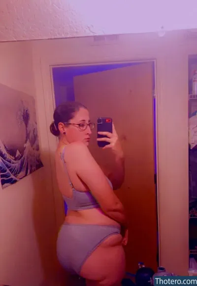 bxttplugs666 - woman in a blue bikini taking a selfie in a mirror