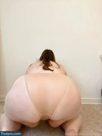 urfatgoddess - butt of a fat woman in a thong on the floor