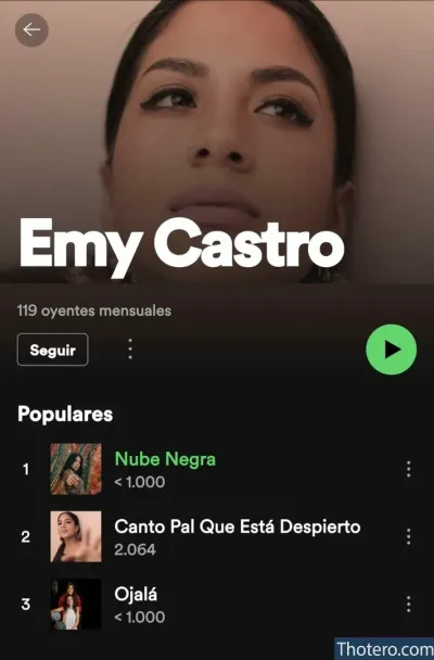 Emycastromusic - a woman is looking at the camera while she is on her phone
