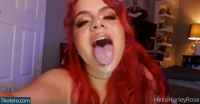 helloharleyrose - woman with red hair sticking out her tongue