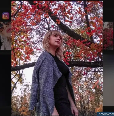 agl56 - image of a woman standing in front of a tree